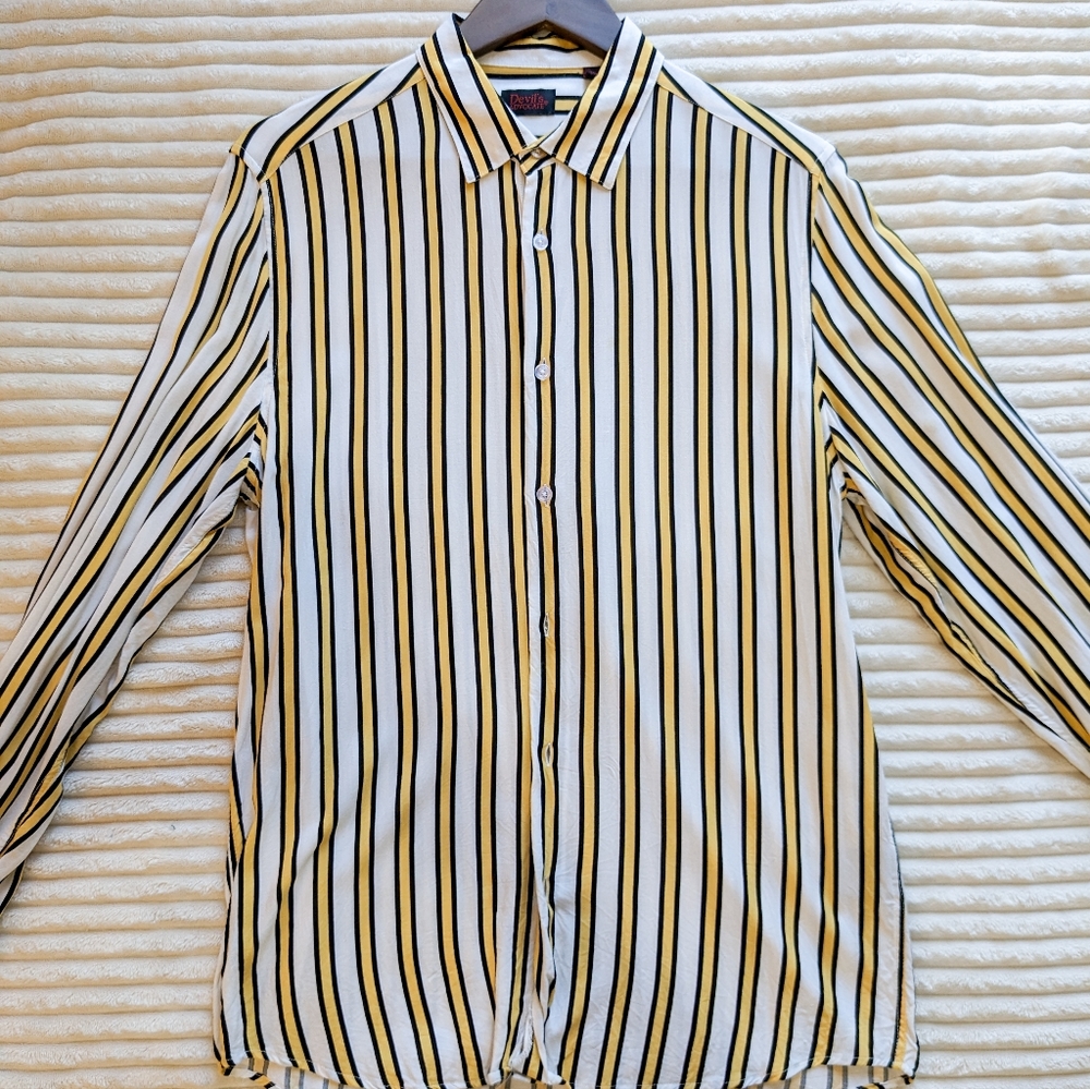 Devils Advocate Viscose Button Down